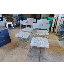 CHAISE DE JARDIN PLIANTES
