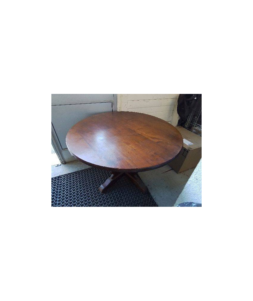 TABLE RONDE PIED CENTRALE 