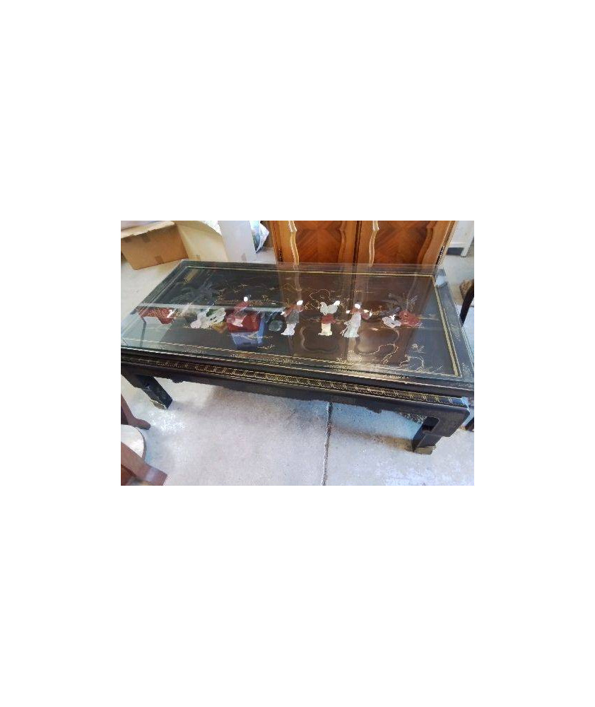TABLE BASSE DÉCORS ASIATIQUE 