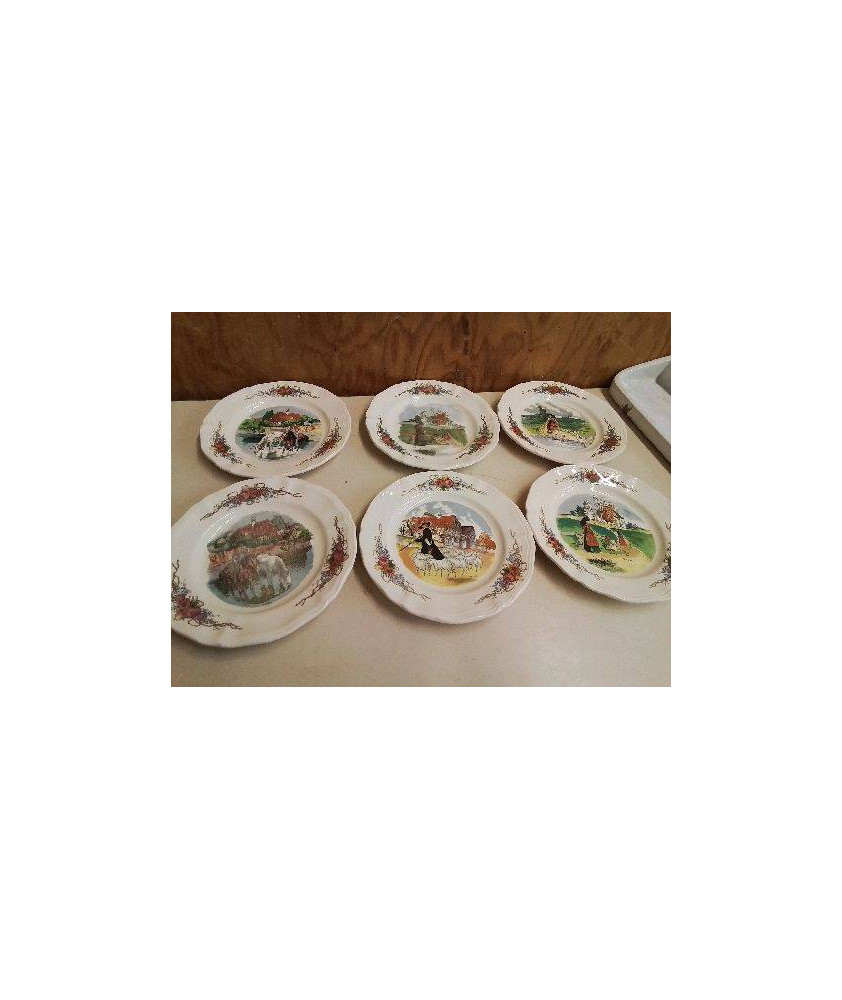 ASSIETTE SCENE CHAMPETRE 