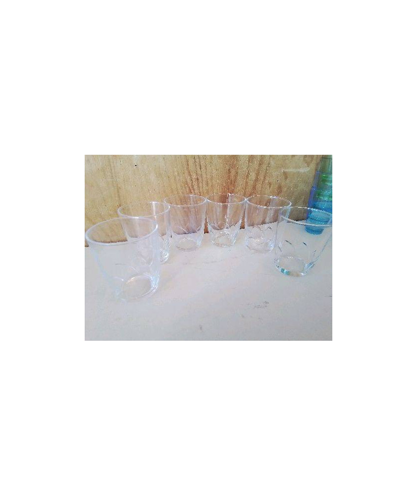 LOT DE 6 VERRES A MOUTARDE 