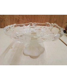 COUPE SUR PIED VINTAGE EN CRISTAL 