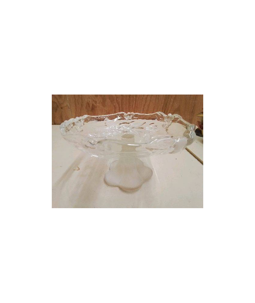COUPE SUR PIED VINTAGE EN CRISTAL 