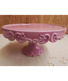 PLAT EN CERAMIQUE ROSE