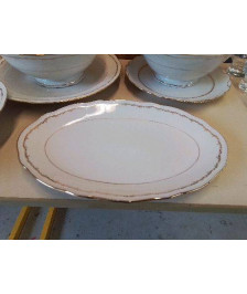 PLAT DE PRESENTATION EN PORCELAINE 