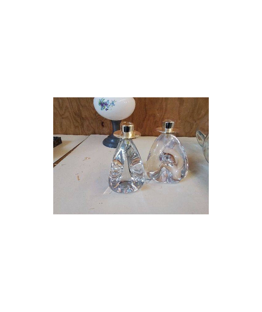 BOUGEOIR EN CRISTAL 