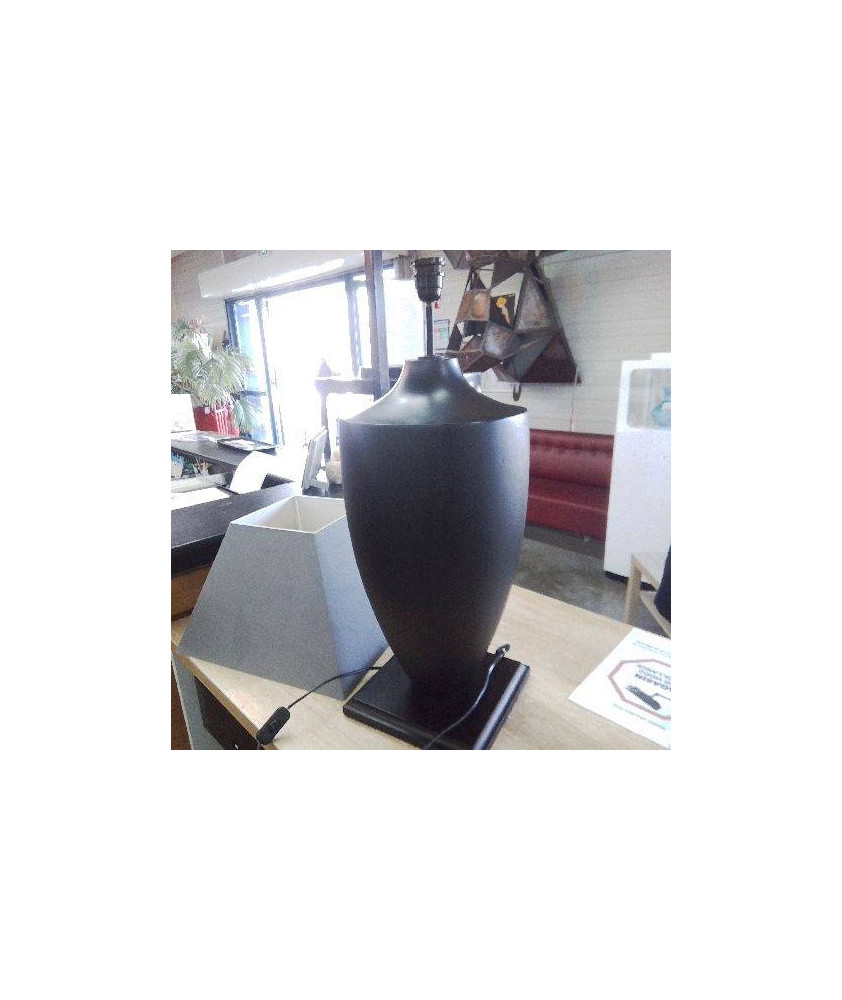 LAMPE BOIS NOIRE
