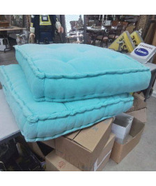 COUSSIN DE SOL OU POUR PALETTE 95X95 CM BLEU