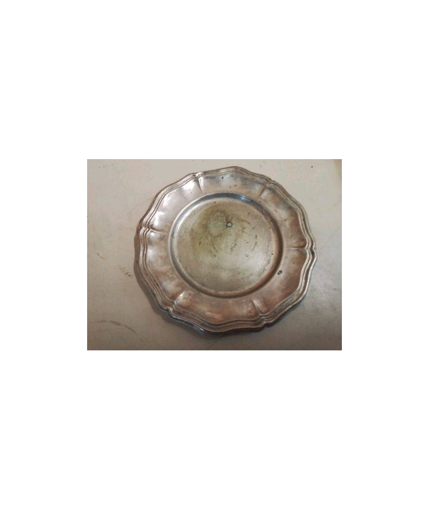 SOUCOUPE EN METAL ARGENTE