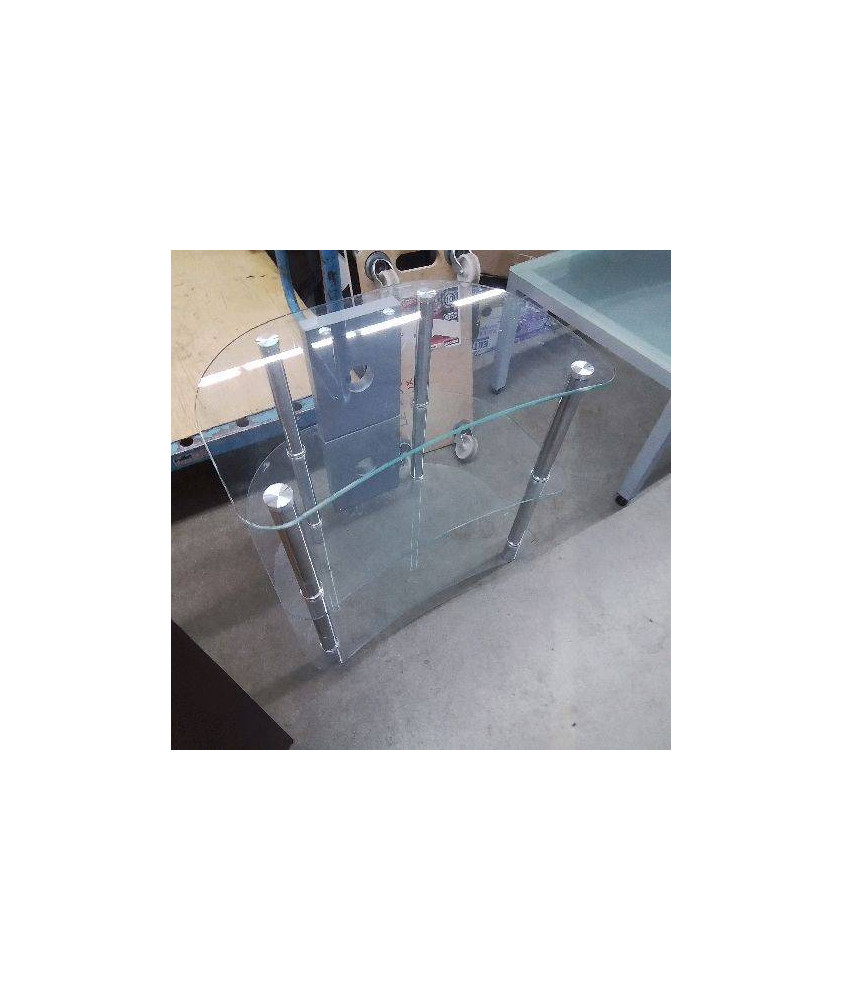 MEUBLE TELE VERRE 