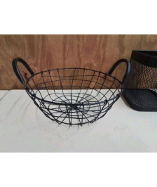 PANIER A FRUIT EN FER NOIR