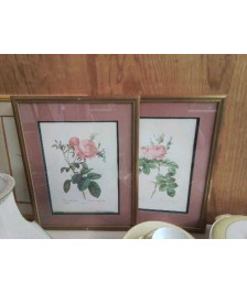 CADRE MOTIF AUX ROSE 