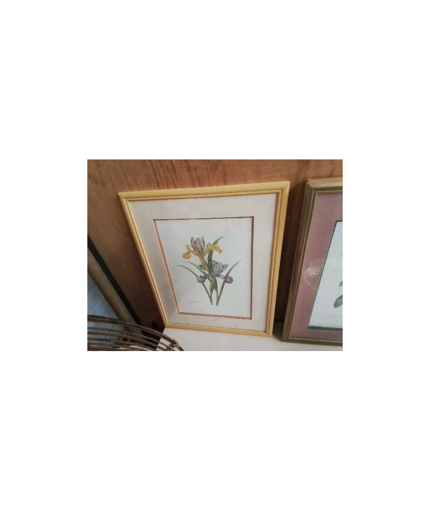 CADRE MOTIF FLORAL 