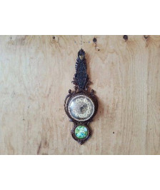 PENDULE MURALE EN BOIS STYLE NEO BAROQUE 