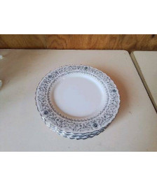 LOT DE 6 ASSIETTES A DESSERT MOTIFS 