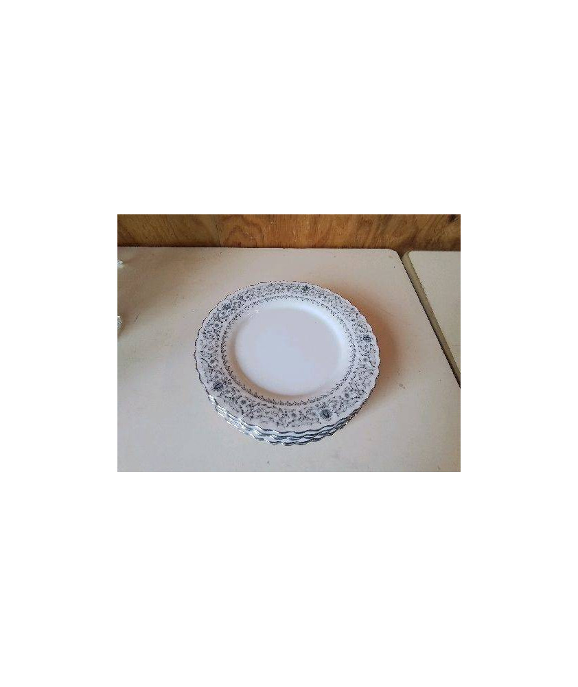 LOT DE 6 ASSIETTES A DESSERT MOTIFS 
