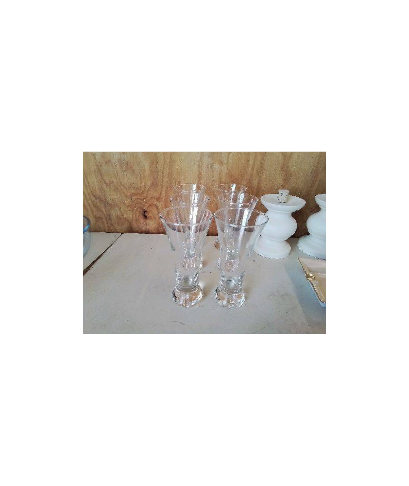 LOT DE 6 VERRE PASTIS