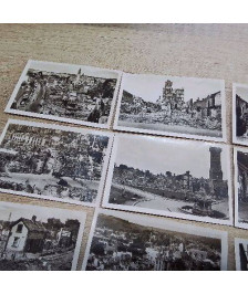 POCHETTE 12 MINI CARTES EVREUX BOMBARDÉ JUIN 1940