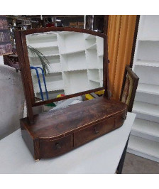 MIROIR DE BARBIER ACAJOU