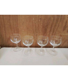 LOT DE 4 VERRES 