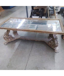 TABLE BASSE DESSUS MIROIR MAURICE HIRSCH EN L’ETAT