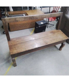 BANC AVEC DOSSIER A TIROIR LATÉRAL 