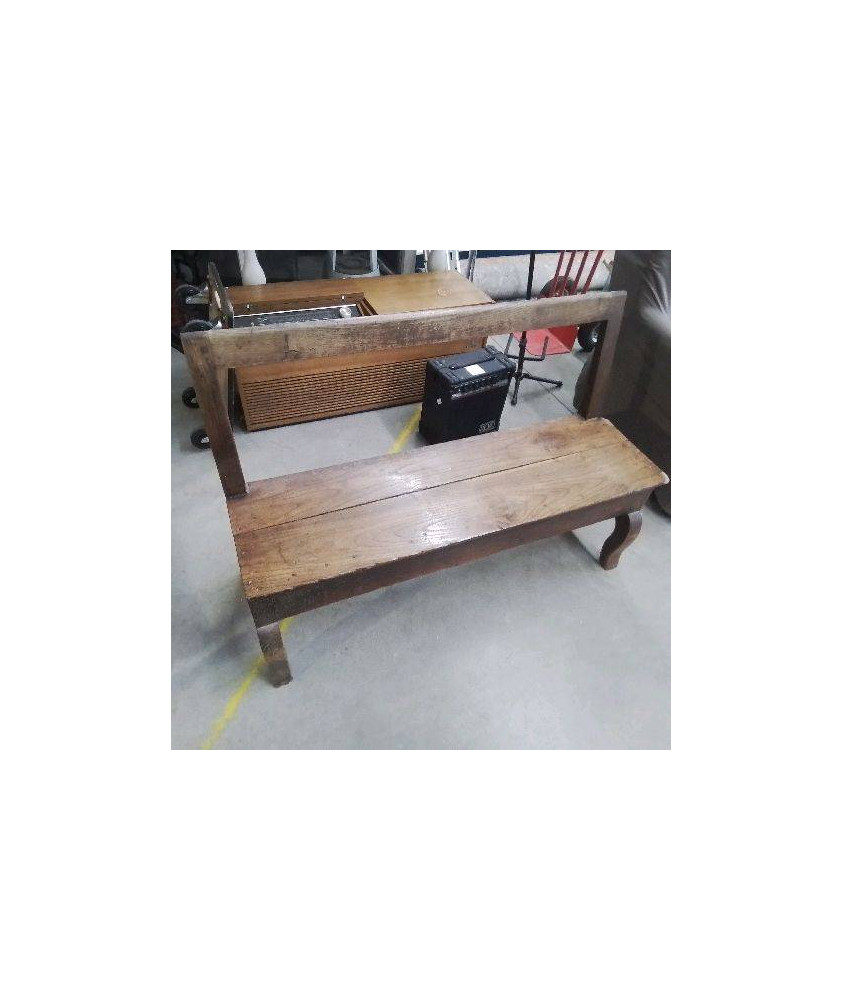 BANC AVEC DOSSIER A TIROIR LATÉRAL 