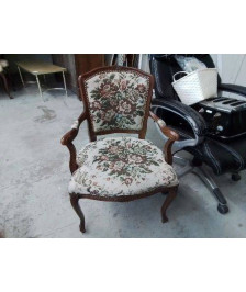 FAUTEUIL MOTIF FLORAL 