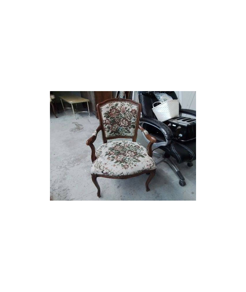 FAUTEUIL MOTIF FLORAL 