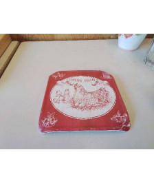 DESSOUS DE PLAT POULE