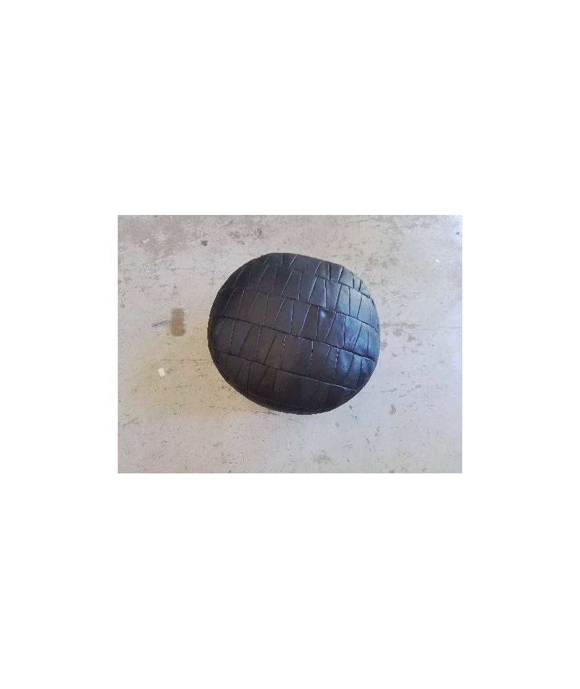 POUF ROND EN CUIR 