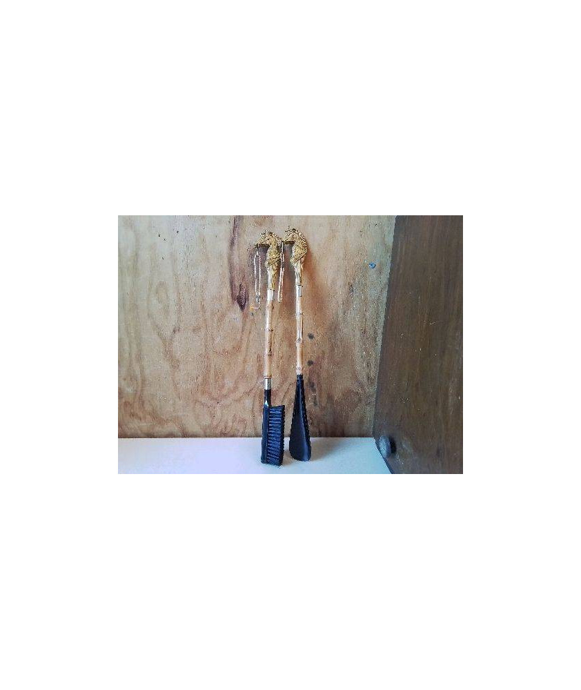 DUO CHAUSSE PIED ET BROSSE TÊTE DE CHEVAL 