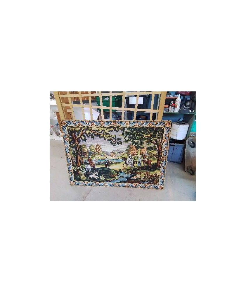 TAPISSERIE SCENE DE CHASSE 