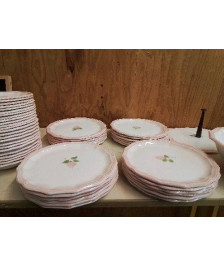 ASSIETTES PRIMEROSE MOTIF FLORAL 