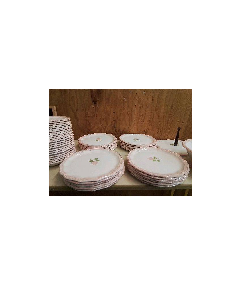 ASSIETTES PRIMEROSE MOTIF FLORAL 