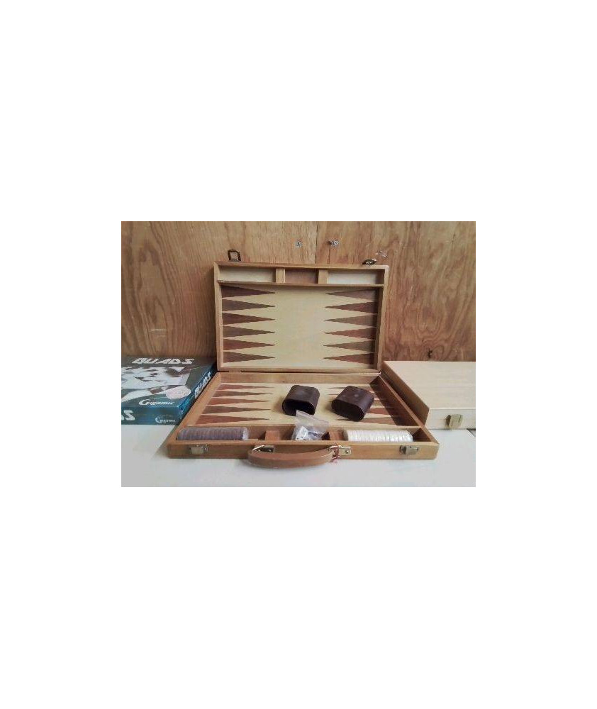 COFFRET JEU BACKGAMMON