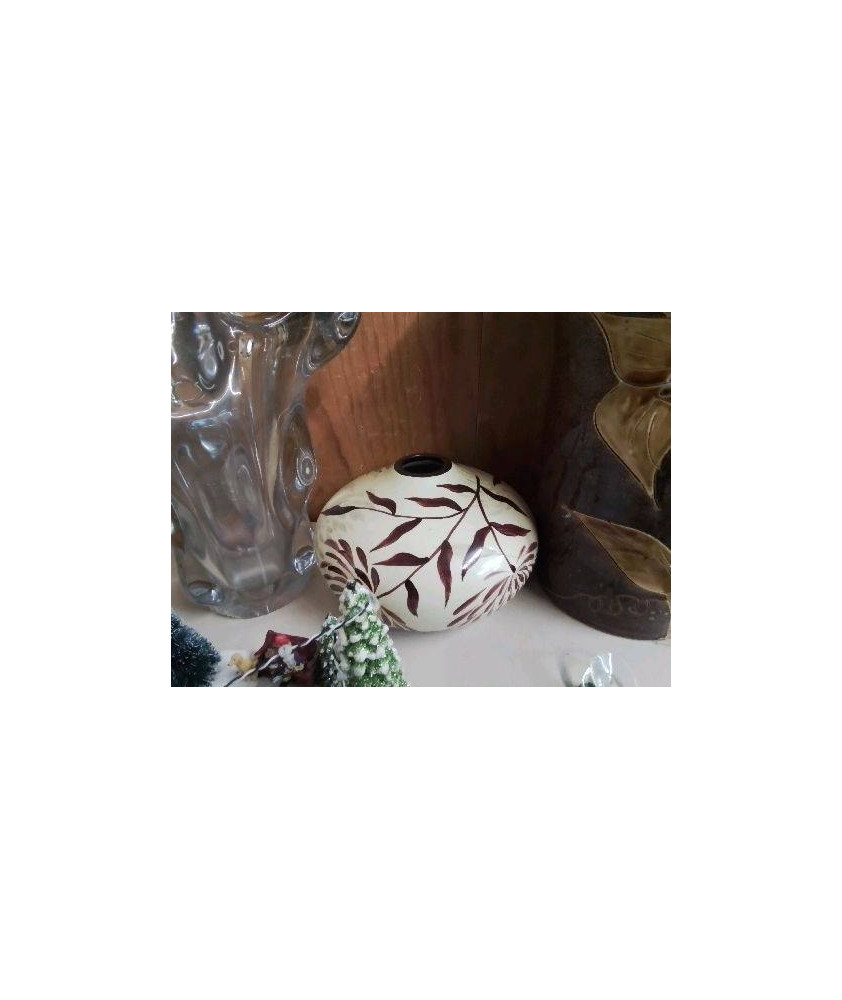 VASE MOTIF FLORAL 