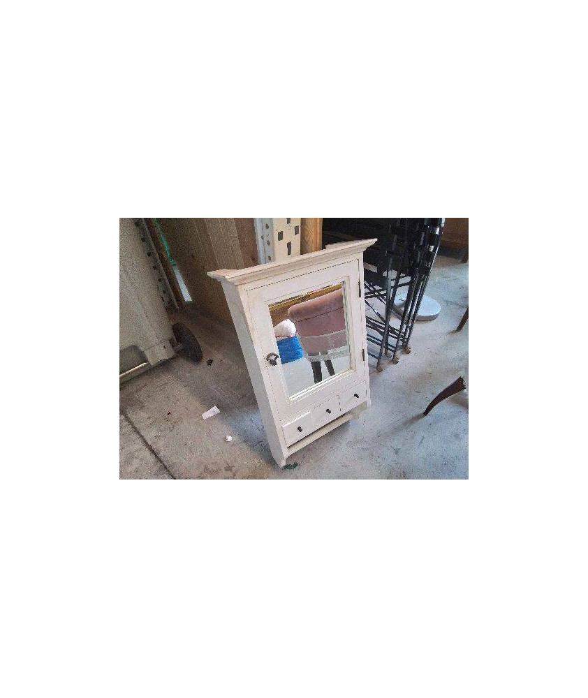 PETIT MEUBLE DE RANGEMENT BLANC 