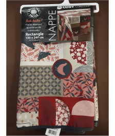 NAPPE IMPRIMEE ANTI TACHES RECT.150X240CM