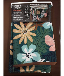 NAPPE IMPRIMEE ANTI TACHES RECT.150X240CM