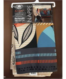 NAPPE IMPRIMEE ANTI TACHES RECT.150X300CM