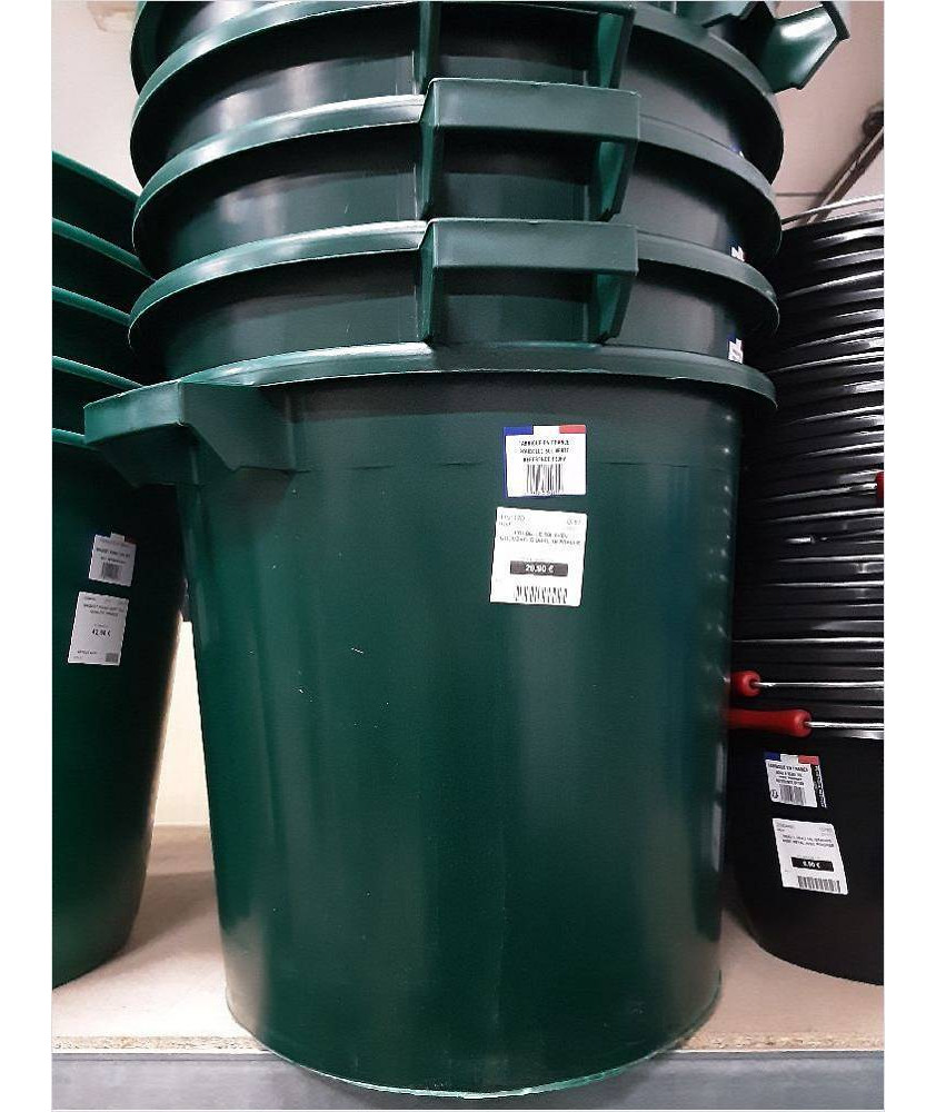 POUBELLE 80L AVEC COUVERCLE QUALITE FRANCE (P80PV) POUBELLE 80L AVEC COUVERCLE QUALITE FRANCE (P80PV)
