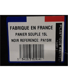 PANIER SOUPLE 15L RURAL MULTI-USAGES QUALITE FRANCE (PA15M)