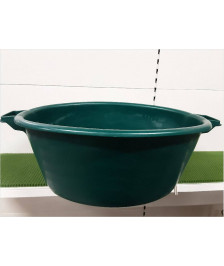 BAQUET OVALE VERT 70L INDUSTRIEL QUALITE FRANCE (B070M)