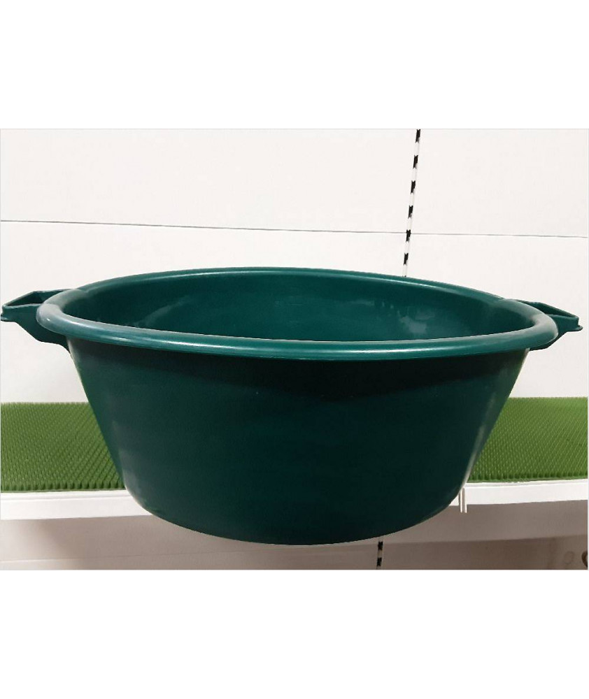 BAQUET OVALE VERT 70L INDUSTRIEL QUALITE FRANCE (B070M)