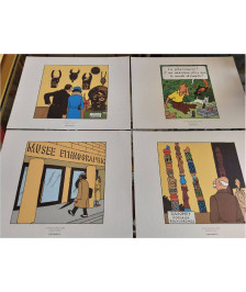 PLANCHE TINTIN LA PIECE