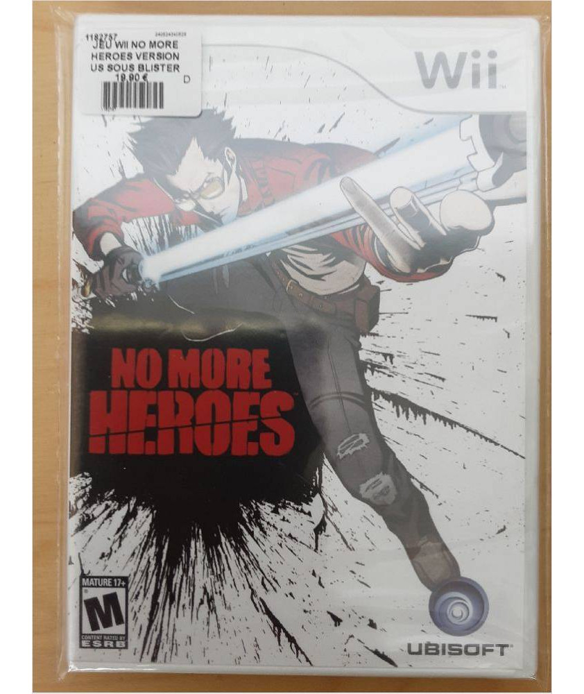 JEU WII NO MORE HEROES VERSION US SOUS BLISTER JEU WII NO MORE HEROES VERSION US SOUS BLISTER