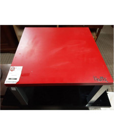 TABLE BASSE ROUGE HOME