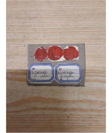 3 CACHETS DE CIRE 