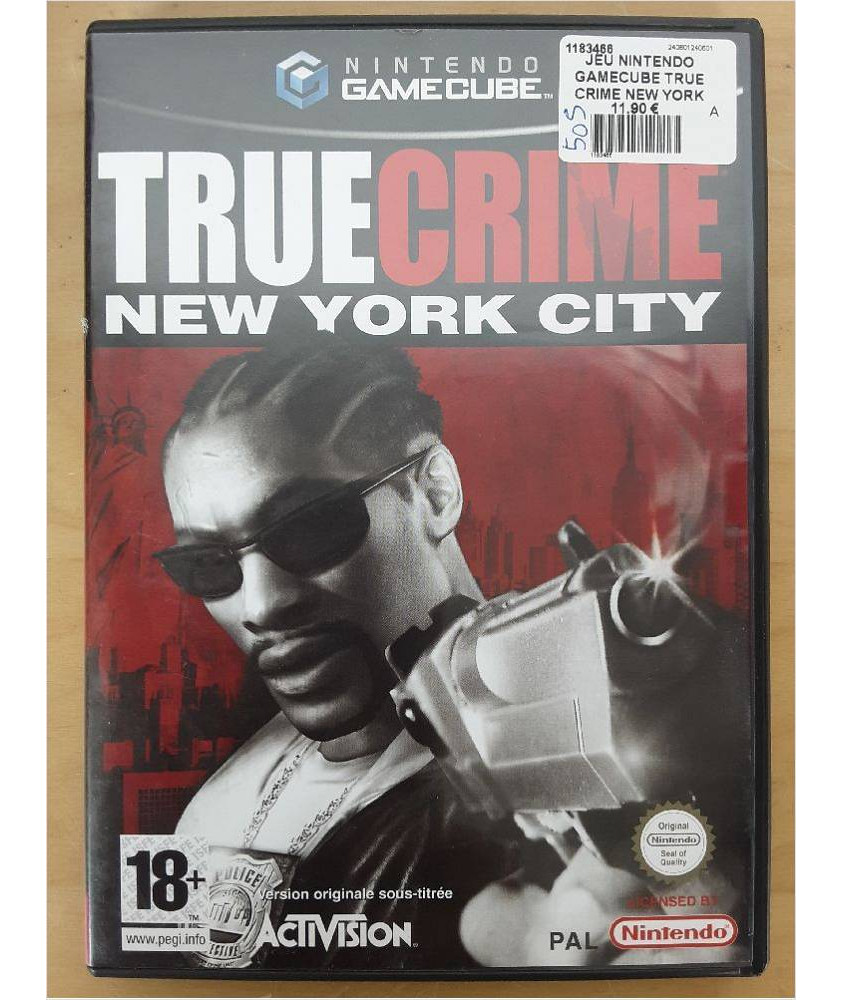 JEU NINTENDO GAMECUBE TRUE CRIME NEW YORK CITY COMPLET JEU NINTENDO GAMECUBE TRUE CRIME NEW YORK CITY COMPLET